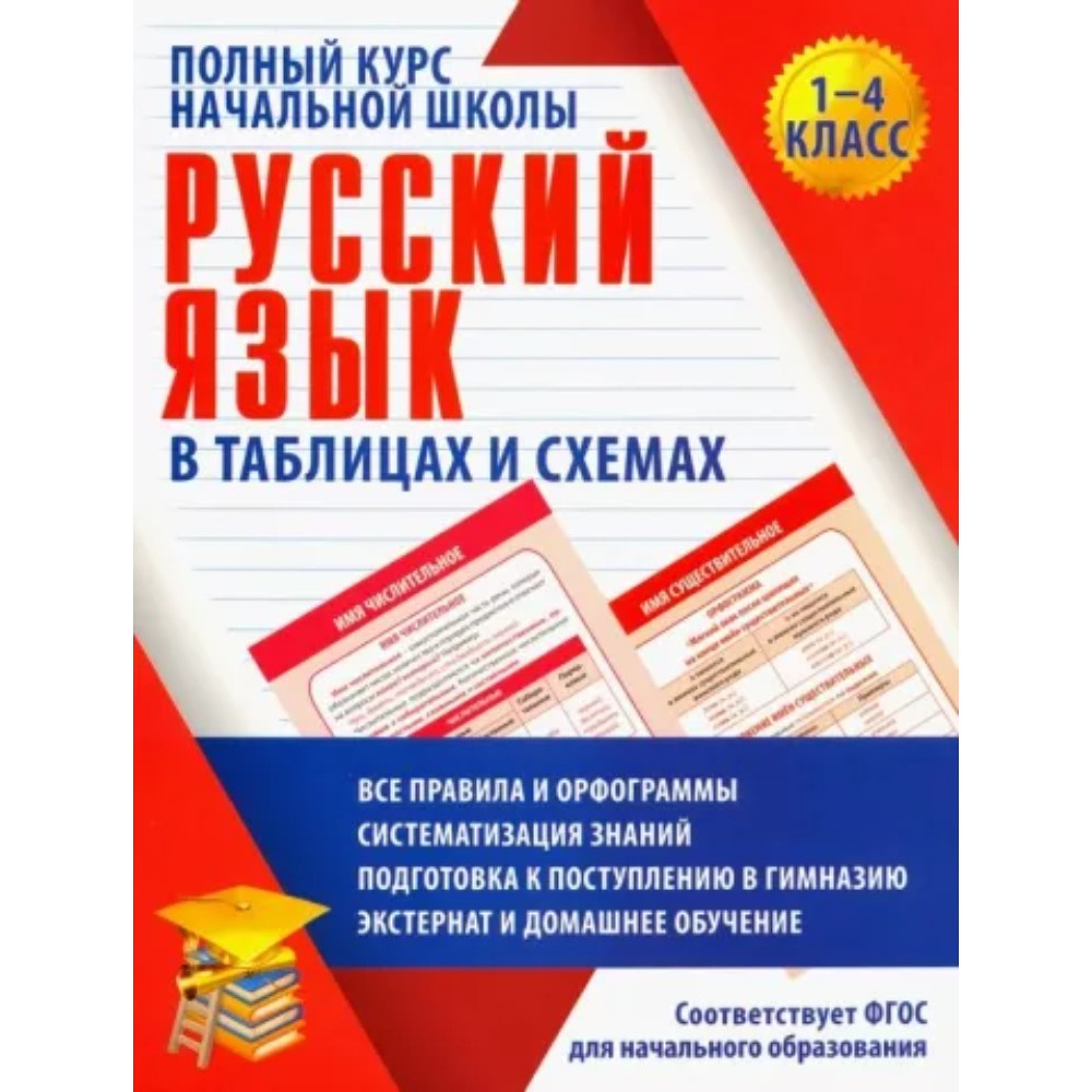 Книга "ПКНШ. Русский язык. Полный курс начальной школы в таблицах и схемах 1-4 класс", Е. Жуковкина