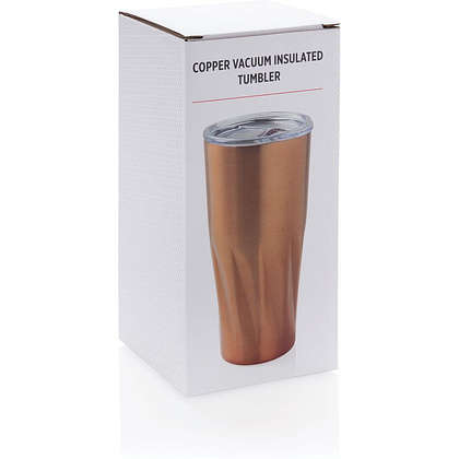 Кружка термическая "Copper", металл, пластик, 500 мл, золотистый - 5