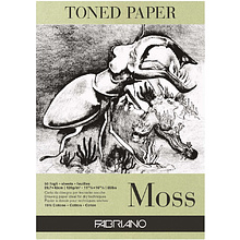 Блок бумаги для рисования "Fabriano. Moss", 29,7х42 см, 120 г/м2, 50 листов