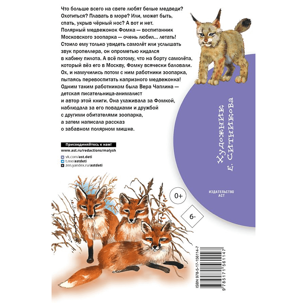 Книга "Библиотека начальной школы. Фомка - белый медвежонок", Вера Чаплина - 3