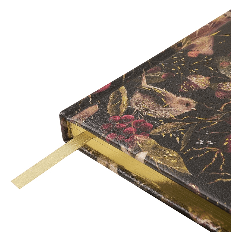 Ежедневник недатированный "Fauna. Воробей", А6, 240 страниц, черный - 3