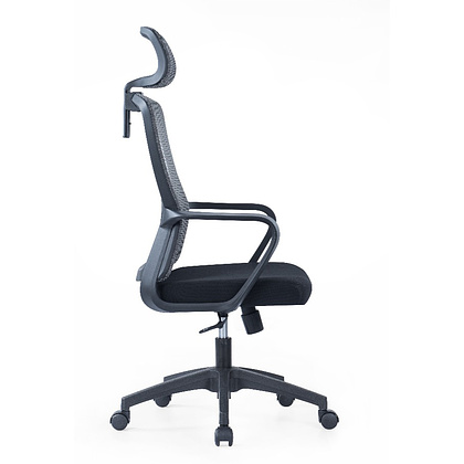 Кресло компьютерное SitZone U-060A, сетка, ткань, черный, пластик, 2 шт/упак - 3