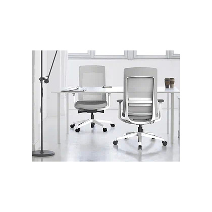 Кресло компьютерное SitZone E-VL002B, сетка, ткань, пластик, черный - 18