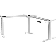 Каркас стола с электроприводом трехмоторный AOKE, Well Desk Wing Pro, белый (AK3YJYT-TYZF3-90/120/180 WH)
