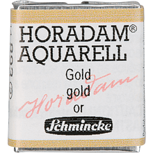 Краски акварельные "Schmincke Horadam", 893 золото, полукювета