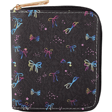 Кошелек "Bow style", 12х10 см, кожзам, черный