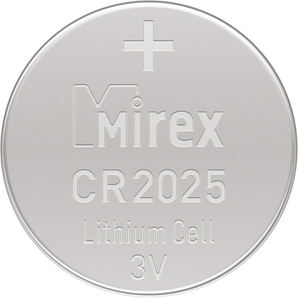 Батарейки литиевые дисковые Mirex "3 V CR2025", 4 шт - 2