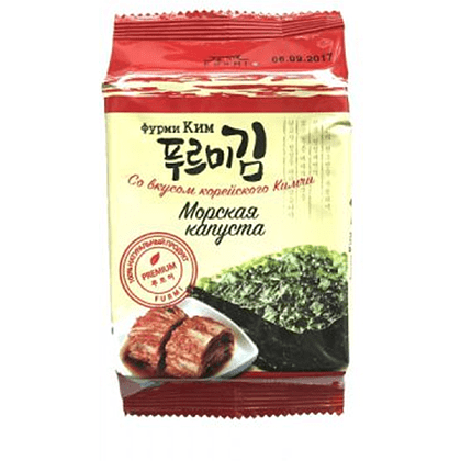 Капуста морская "Furmi Kim" со вкусом корейского кимчи, 5 гр