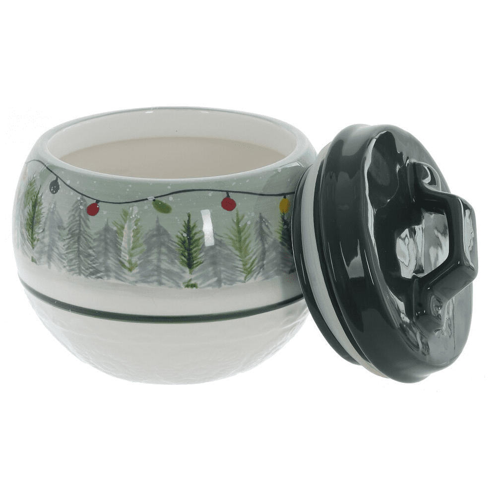 Конфетница керамическая "Рождество", 15 см, разноцветный - 2