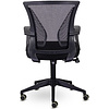 Кресло для персонала Энжел СН-800 "СР TW-01/Е11-К", ткань, сетка, пластик, черный - 4