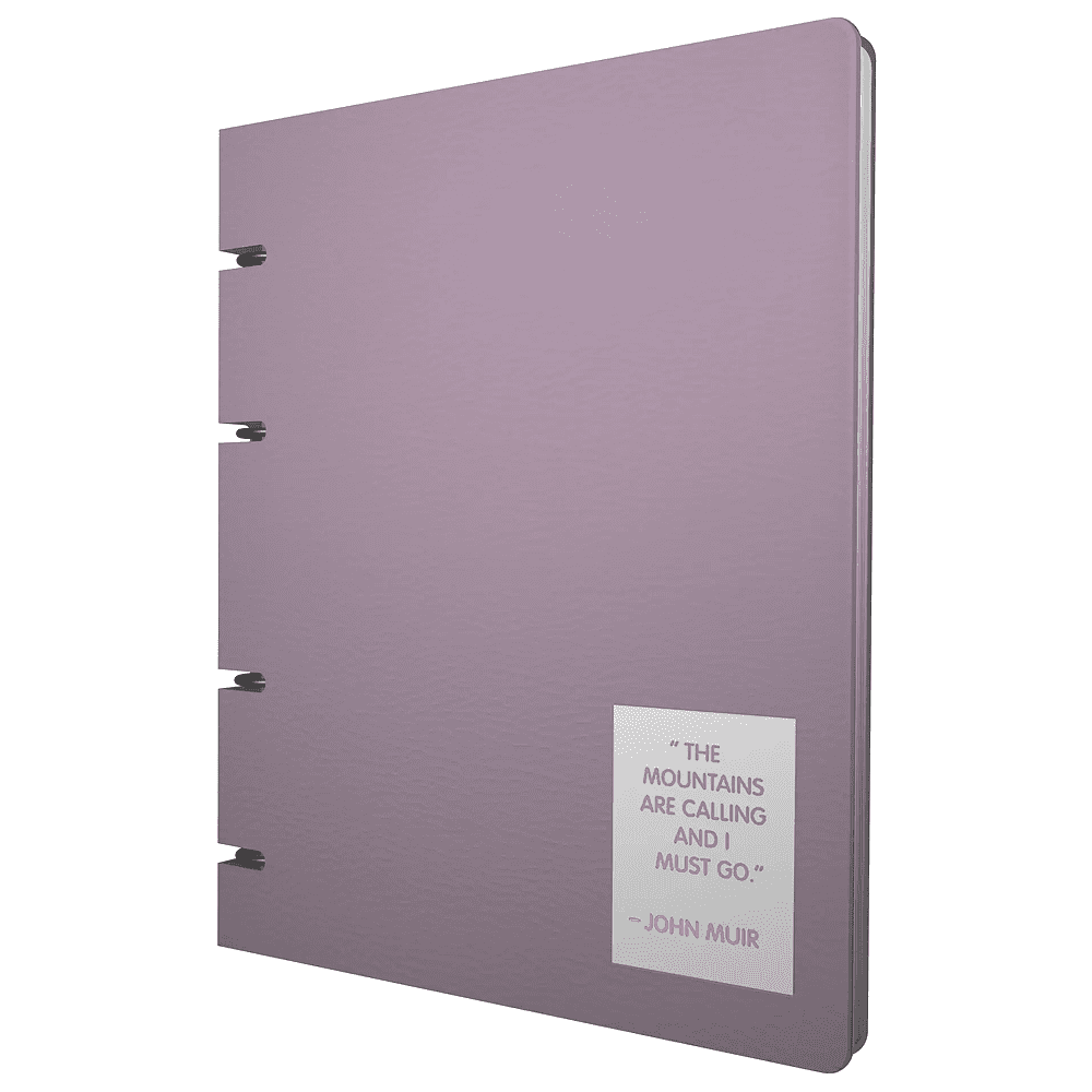 Тетрадь "Nuances. Эустома", А5, 120 листов, клетка, фиолетовый