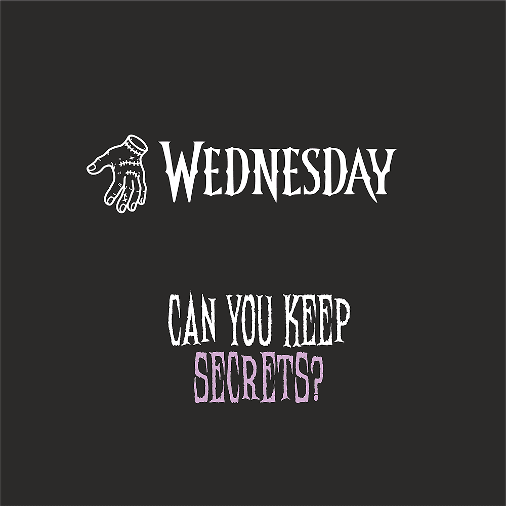 Бутылка для воды «Wednesday», черный - 2
