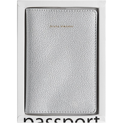 Обложка для паспорта "Серебро", кожзам - 2