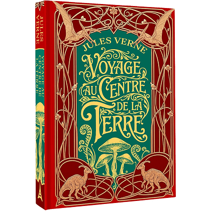 Книга на французском языке "Voyage au centre de la Terre", Жюль Верн