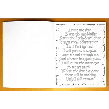 Раскраска на английском языке "Colouring Book. The Official Dune" - 3