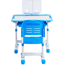 Комплект растущей мебели "CUBBY Vanda Blue": парта + стул, голубой