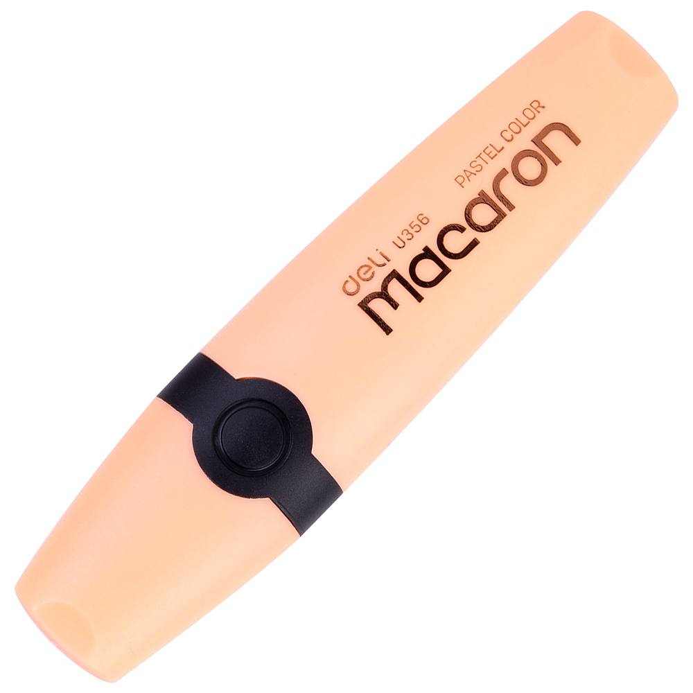 Маркер текстовый "Macaron U356" пастельный, оранжевый