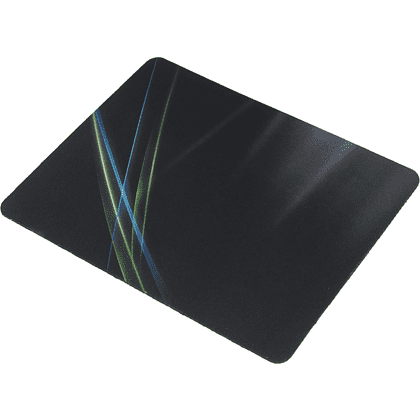 Коврик для мыши Oklick OK-F0250, черный с неоновыми линиями  - 3