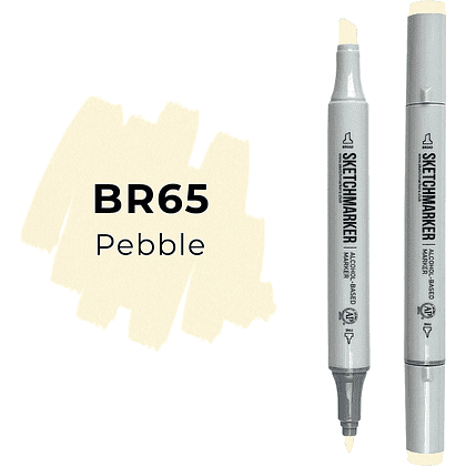 Маркер перманентный двусторонний "Sketchmarker", BR65 коричневая галька - 2