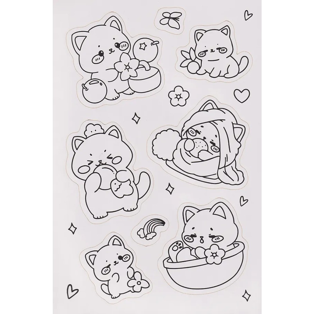 Раскраска "Раскраска-стикербук. Зверята" - 2