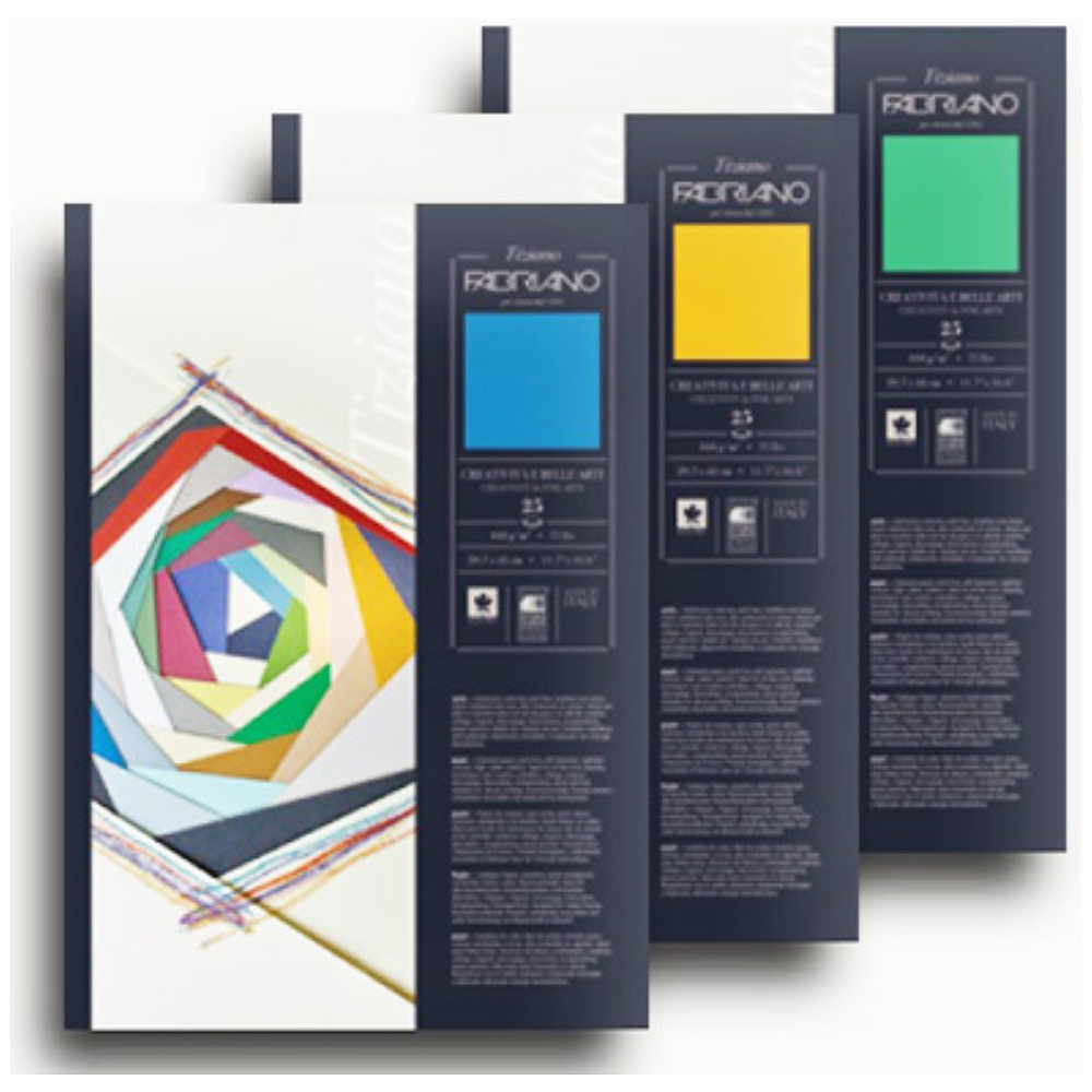 Бумага для пастели "Tiziano", 50х65 см, 160 г/м2, зеленый - 2