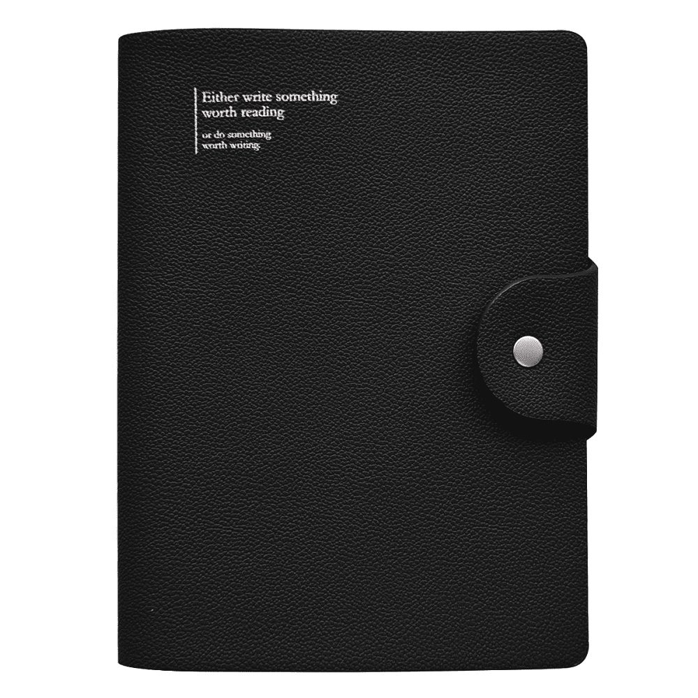 Ежедневник датированный "Prague" на 2026 год, А5, 320 страниц, черный