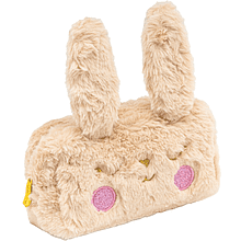 Пенал "Fluffy Bunny", 1 отделение, бежевый