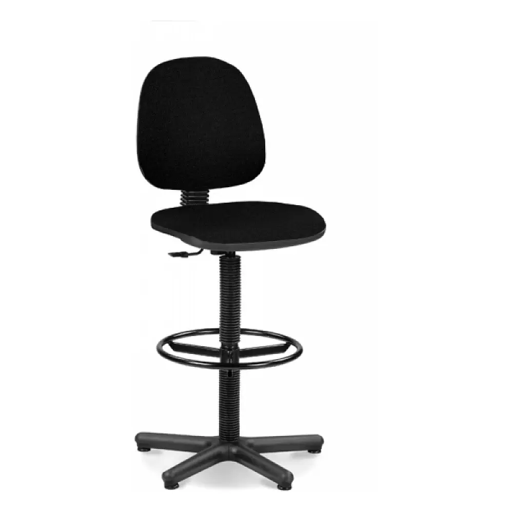Кресло для персонала "Regal GTS Ring Base C-11", ткань, пластик, черный