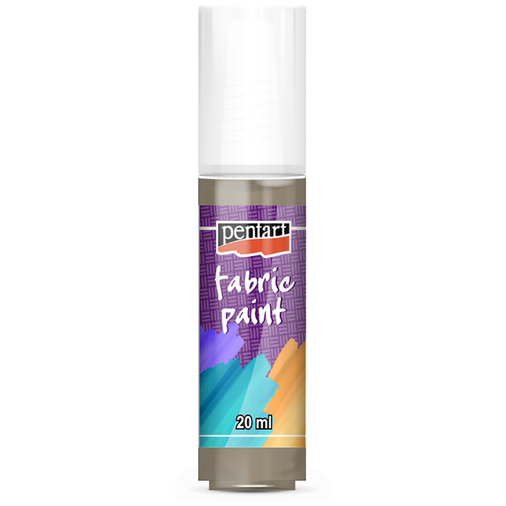 Краски для текстиля "Pentart Fabric paint", 20 мл, фундук