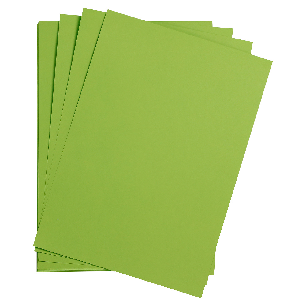 Бумага цветная "Maya", А4, 120г/м2, светло-зеленый