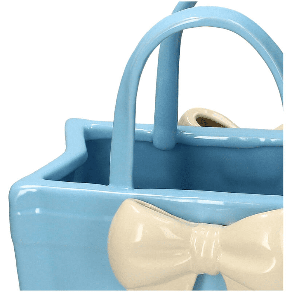Ваза "Bag", голубой, белый - 2