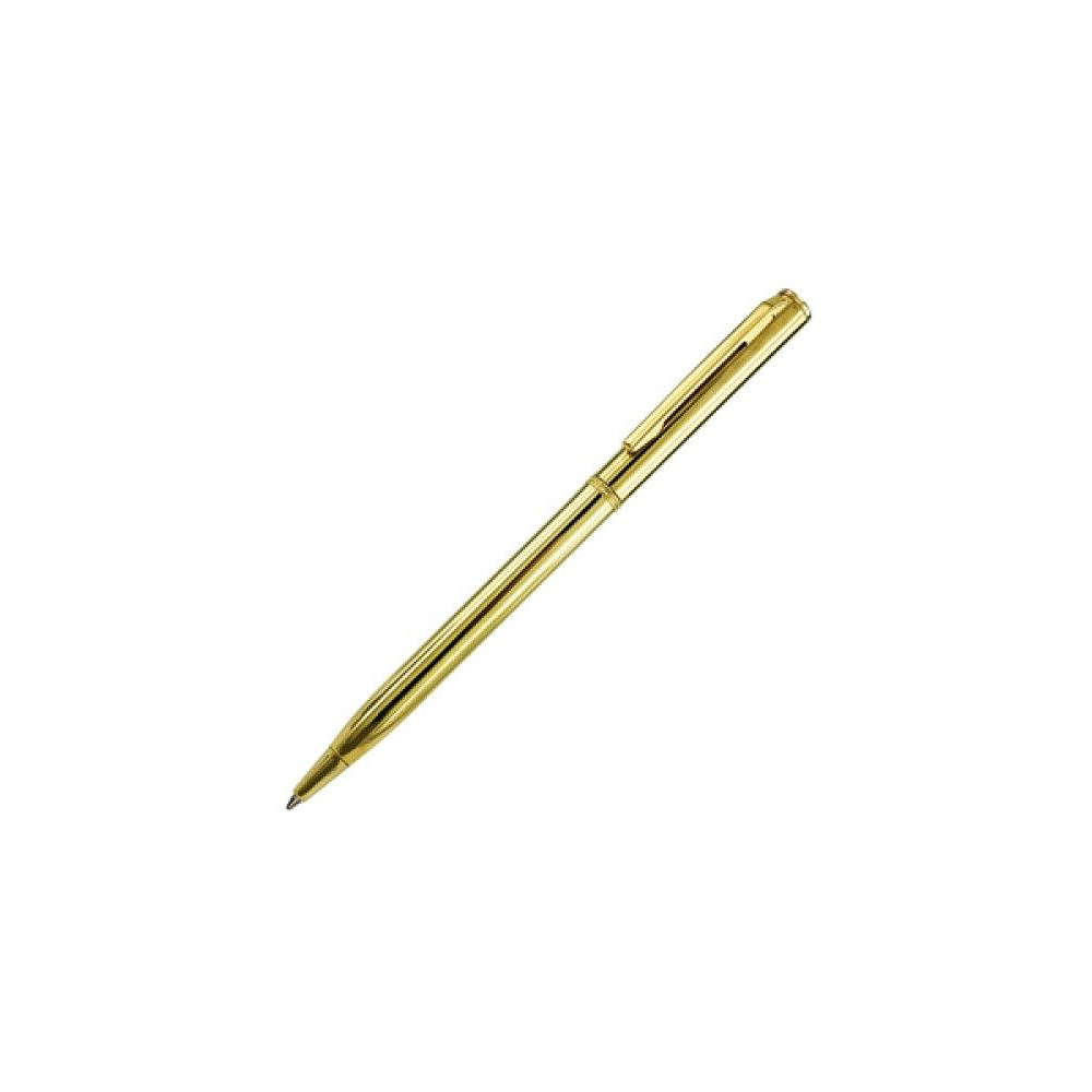 Ручка шариковая автоматическая "Slim", 0.7 мм, золотистый, стерж. синий
