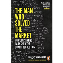 Книга на английском языке "The Man Who Solved the Market", Gregory Zuckerman