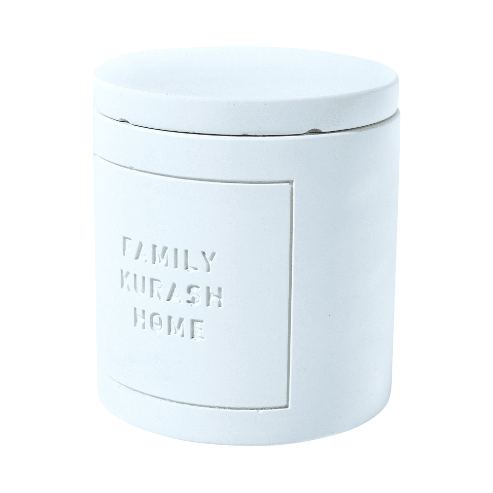 Свеча декоративная со спичками "Family Kurash Home Круг", ароматизированная, белый - 8