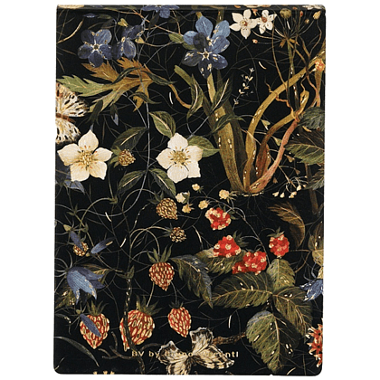 Блокнот "Flora. Лесные ягоды", A6, 250 листов, нелинейный, склейка сверху, черный, зеленый - 2