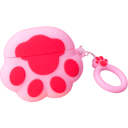 Чехол для наушников AirPods 3 "Cat foot", розовый