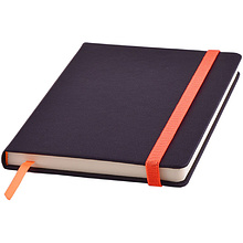 Ежедневник недатированный "Ray", A5, 272 страницы, черный, оранжевый