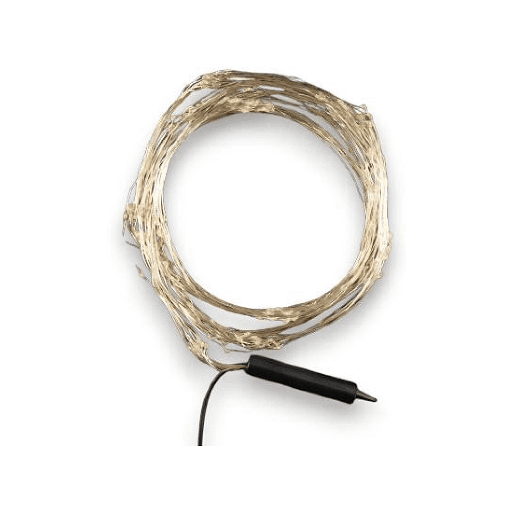 Гирлянда электрическая LED "Нить. Хвост Роса", 2 м, тепло-белый