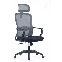 Кресло компьютерное SitZone U-060A, сетка, ткань, черный, пластик, 2 шт/упак