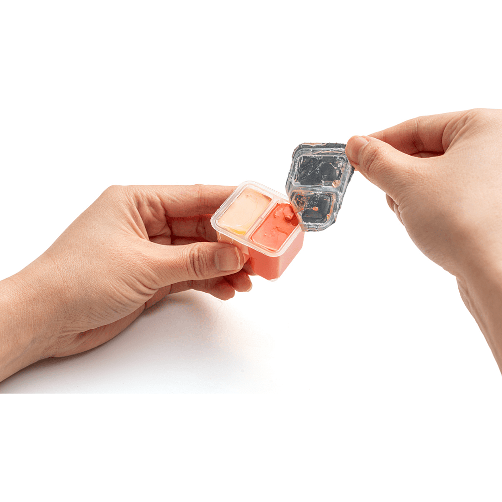 Краски гуашевые "Himi Jelly Cup", 48 цветов, персиковый футляр - 10