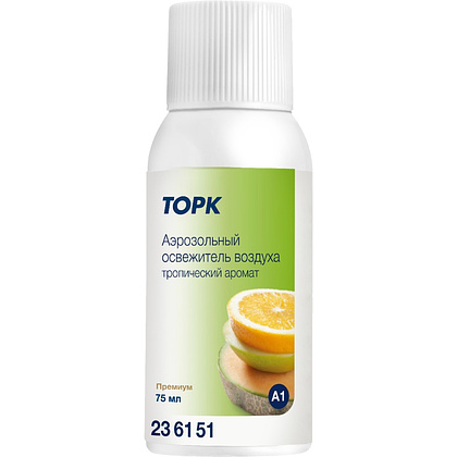 Освежитель воздуха Tork, 75 мл, тропические аромат, A1