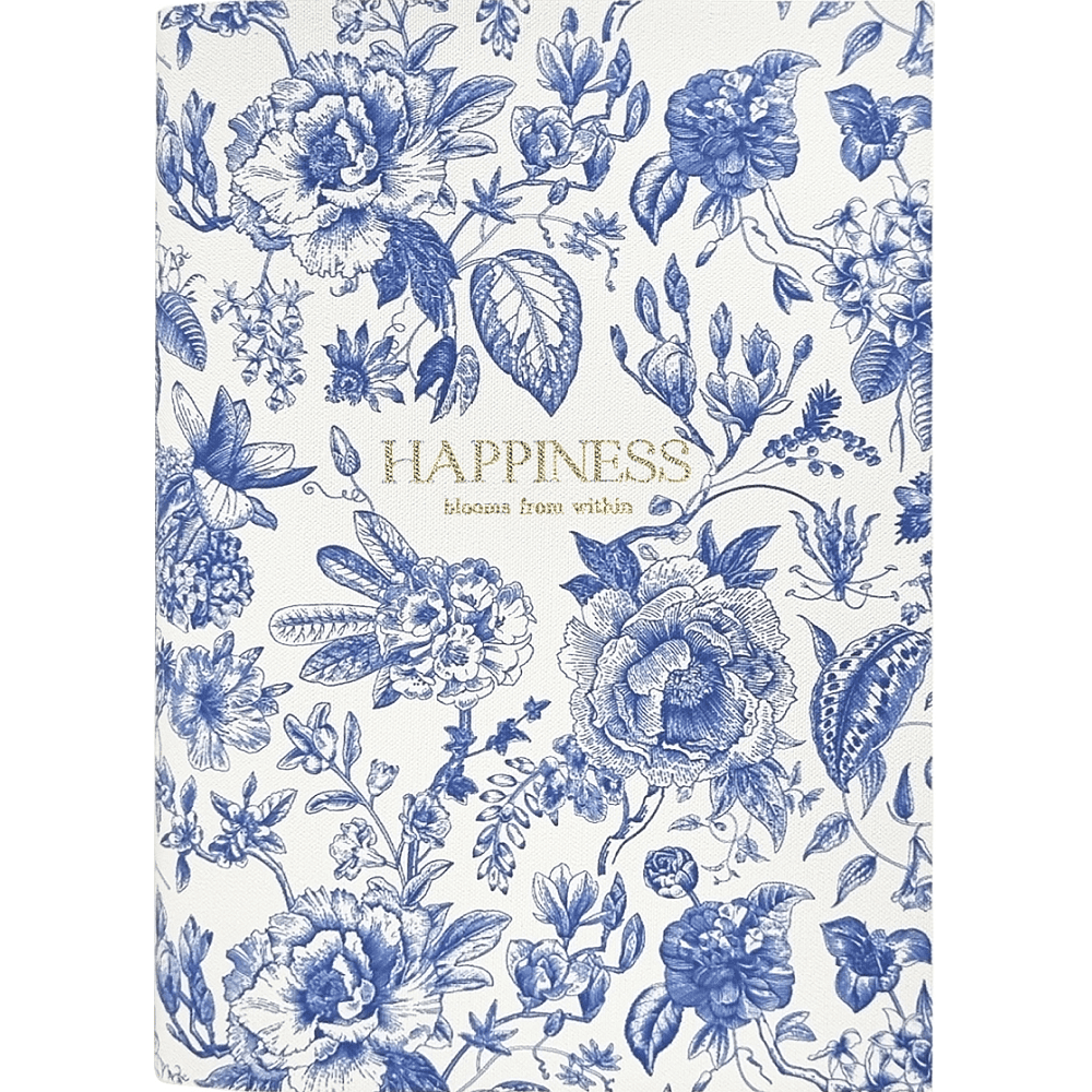 Ежедневник датированный "Happiness" на 2026 год, А5, 352 страницы, синий