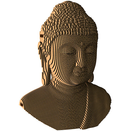 Пазл картонный 3D "Бюст Будда"