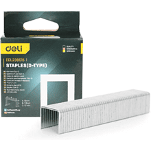 Скоба D Deli "EDL238015-1", 10x11.3 мм, 1000 шт