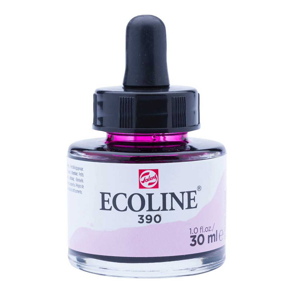 Жидкая акварель "ECOLINE", 390 розовый пастельный, 30 мл