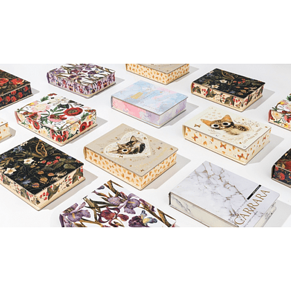 Блокнот "Carrarra", A6, 250 листов, нелинейный, склейка сверху, белый - 7