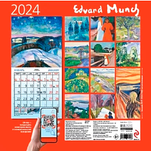 Календарь настенный перекидной "Эдвард Мунк" на 2024 год