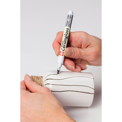 Маркер для стекла и керамики "Pen-Touch CeramGlass" Fine, 1 мм, фиолетовый - 3