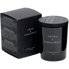 Свеча ароматическая CERERIA MOLLA  "Amber & Sandalwood", 70 гр, подарочная упаковка