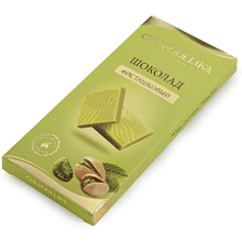 Шоколад белый "Фисташковый", 25 гр.